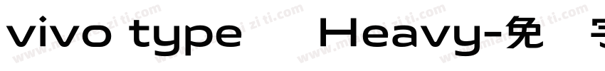 vivo type 简 Heavy字体转换
